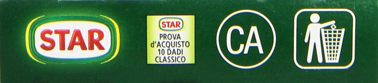 Star, Dado Classico Ricco di Sapore - 10 Dadi, 100 gr