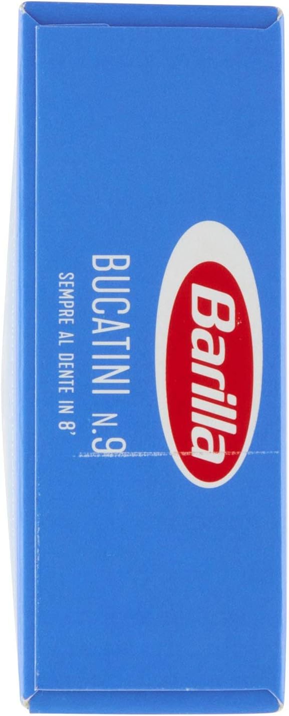 Barilla - Bucatini n.9, Cottura 8 minuti - 6 pezzi da 500 g [3 kg]