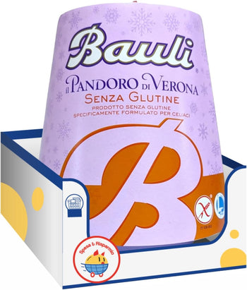 Bauli Pandoro di Verona Senza Glutine – Dolce Natalizio Tradizionale – 500g – Variazioni 1/2/4/6/8/10 Pezzi (1)