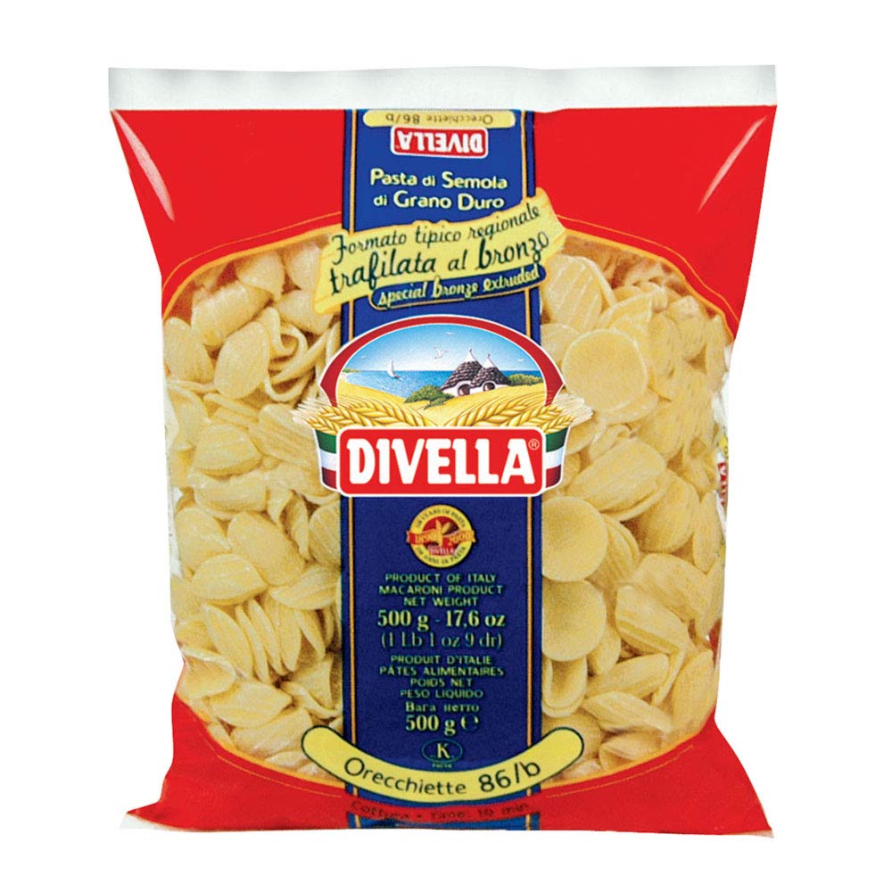 Pastificio Divella Pasta Orecchiette Baresi 500 gr. (5 Pacchi da 500gr)