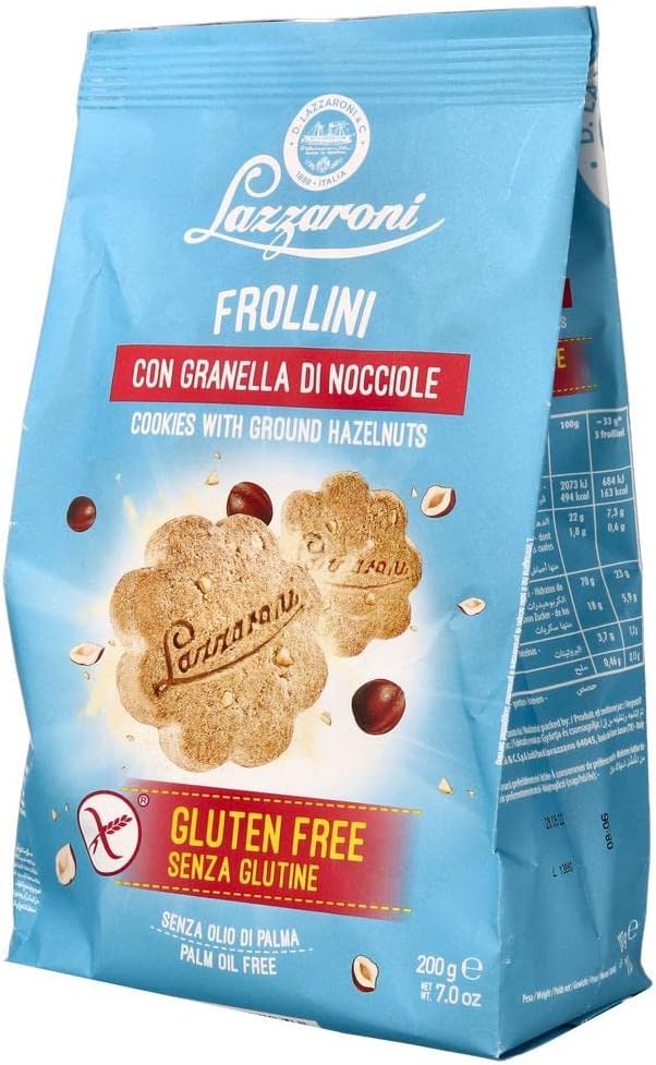 Lazzaroni Frollini con Nocciola senza Glutine, 200g