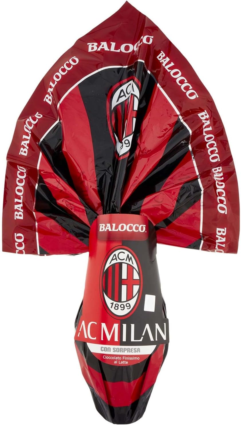 Balocco Uovo di Cioccolato Finissimo al Latte AC Milan 240 g