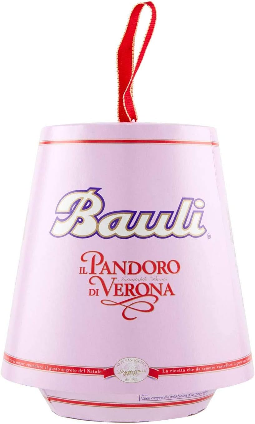 Bauli La Tradizione - Pandoro di Verona Artigianale Dolce di Natale con Ingredienti Tradizionali e Qualità Eccellente del Made in Italy (Pandoro di Verona, 1000 gr)