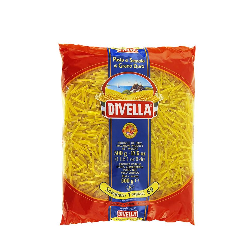 Pastificio Divella Pasta Spaghetti Tagliati 500gr