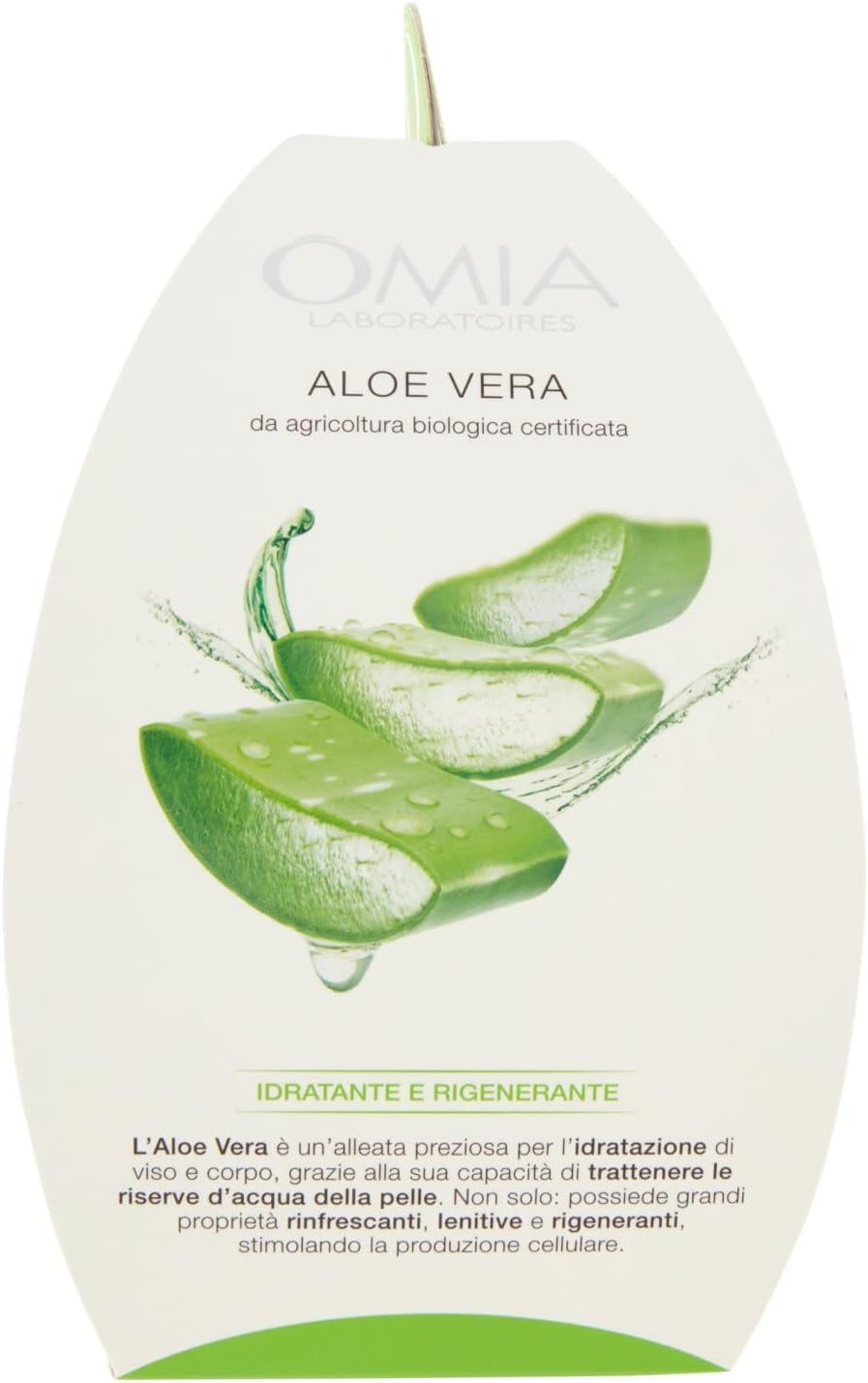 Omia - Ovetto Corpo Aloe Vera, Contiene Bagnoschiuma e Crema Corpo, Nutriente e Idratante, Ideale per Pelle Mista e Grassa, Dematologicamente Testato
