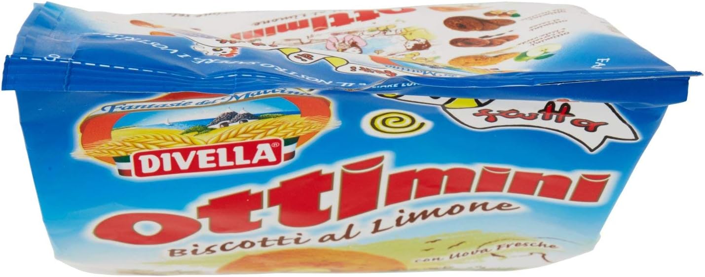 Divella Frollini al Limone con Uova Fresche, 400g