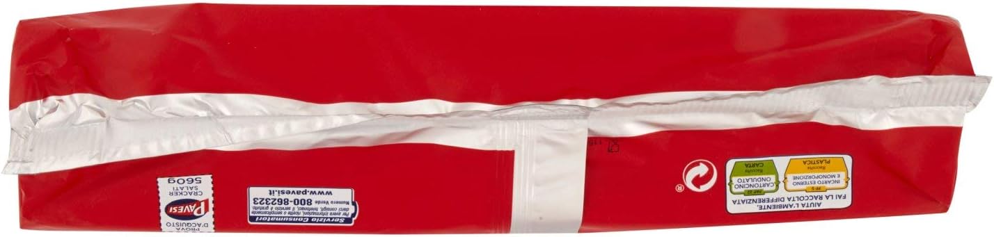 Gran Pavesi Cracker Salati I Classici, Senza Olio di Palma- 18 Pacchetti (560 g)