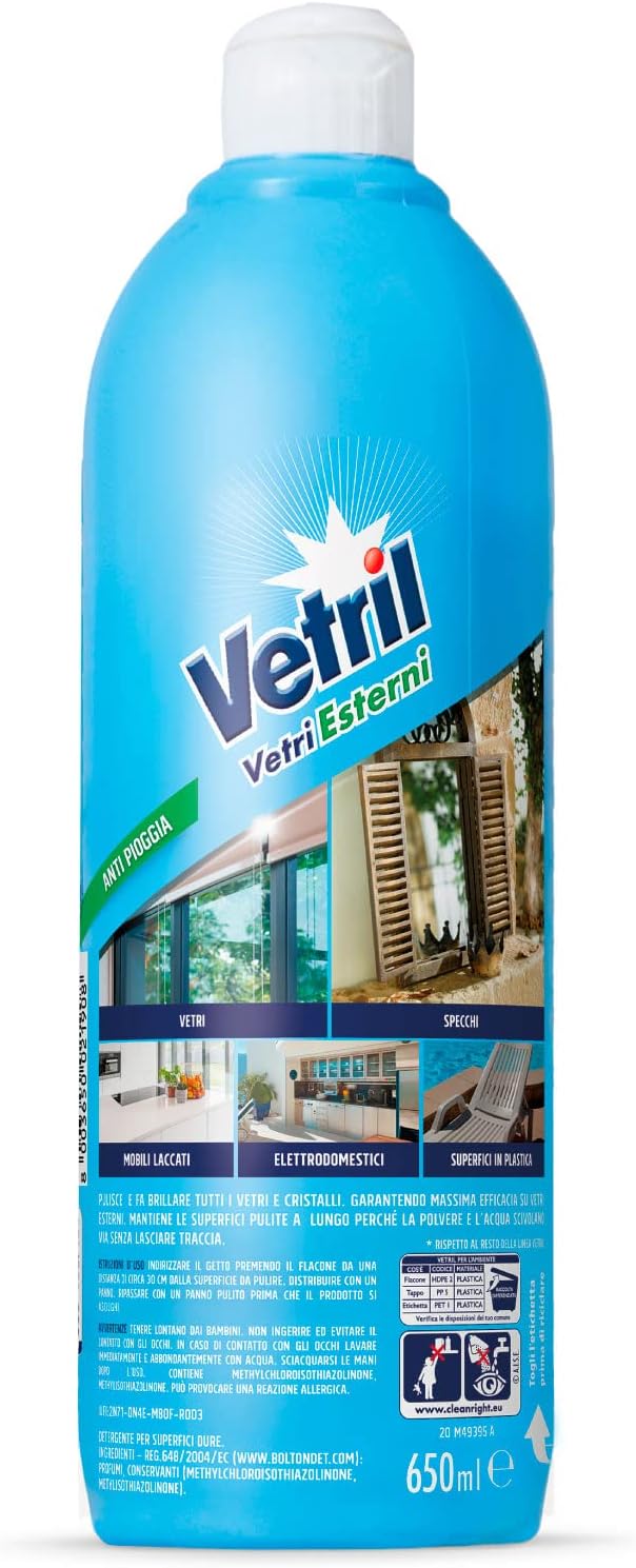 Vetril Detergente Vetri Squeeze 650ml, 650ml