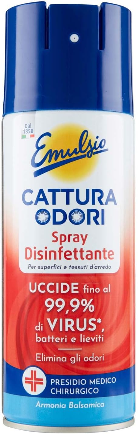 Emulsio Deoambiente Spray Catturaodori Disinfettante Ml350, 350ml