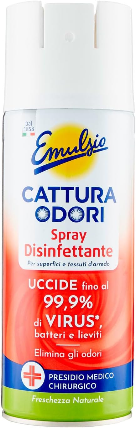 Emulsio Deoambiente Spray Catturaodori Disinfettante Ml350, 350ml