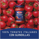 BARILLA Salsa Arrabbiata al Pomodoro e Peperoncino, 400 g, Confezione da 12