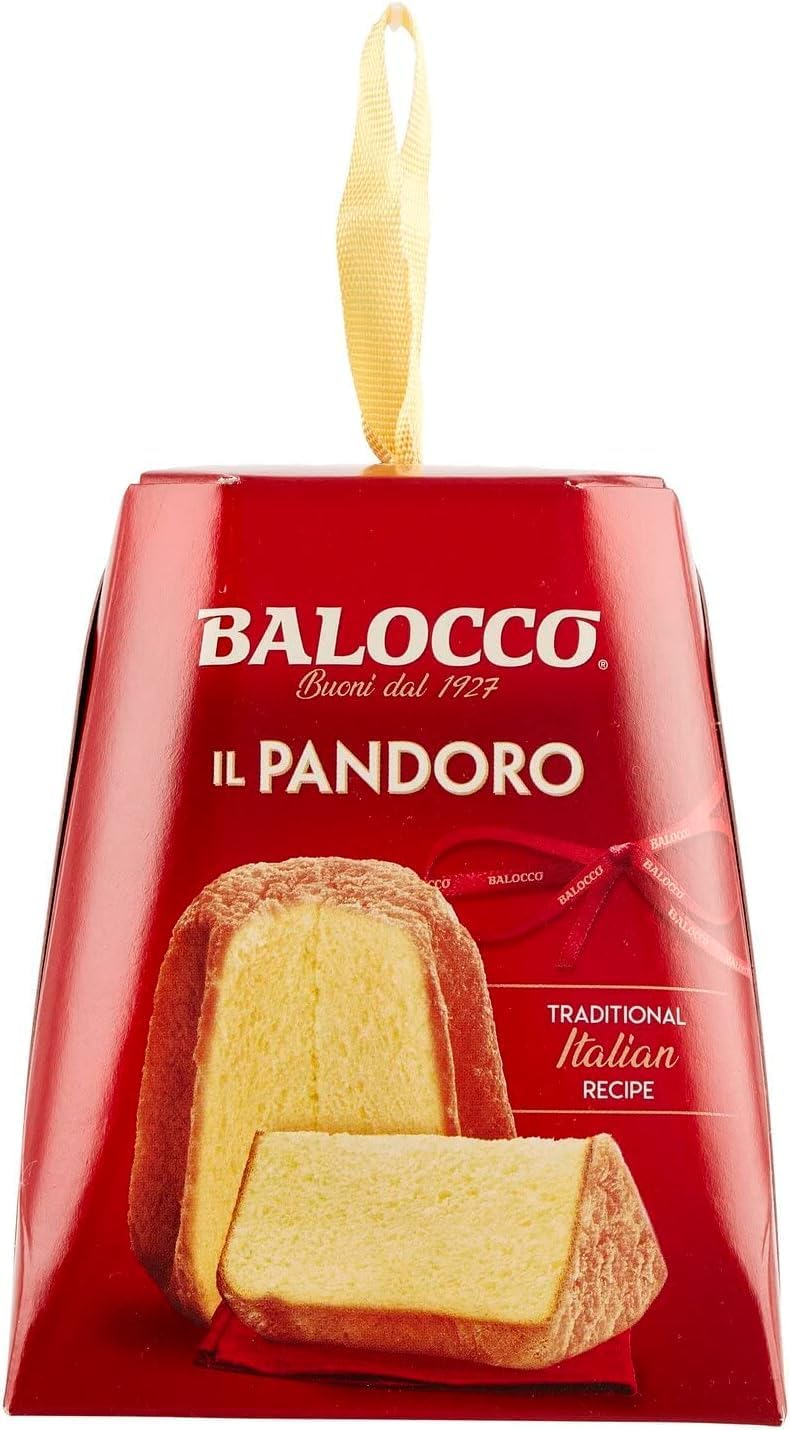 12 X Mini Pandoro Balocco 80 gr piccola e soffice bontà mini pandoro per anticipare le feste del Natale Ideale per grandi e piccini prodotto dolciario da forno a lievitazione naturale