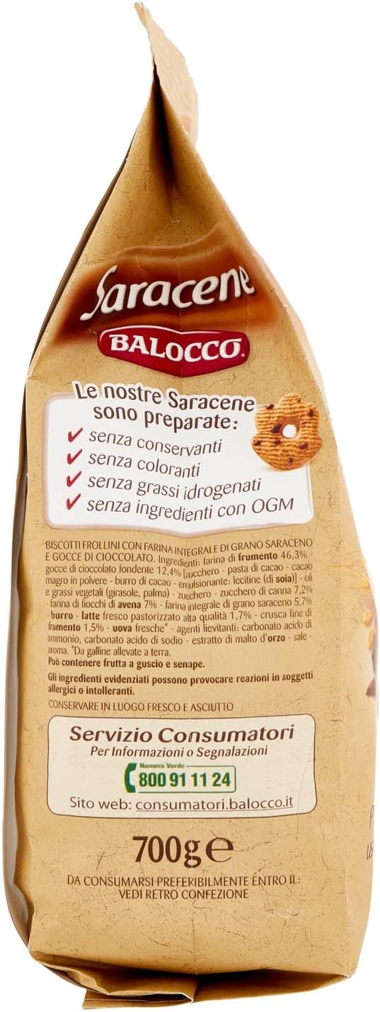 Balocco Saracene Biscotti Frollini, 700g