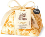 Tre Marie Panettone Milanese Incartato a Mano con Gemme Candite di Arance Siciliane, Cedro Diamante e Uvetta 1kg