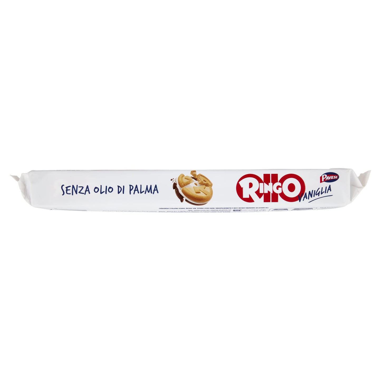 Pavesi Snack Ringo Vaniglia Formato Famiglia, Biscotti Farciti con Crema alla Vaniglia, Snack Dolce per Merenda o Pausa Studio, Confezione da 1320 g