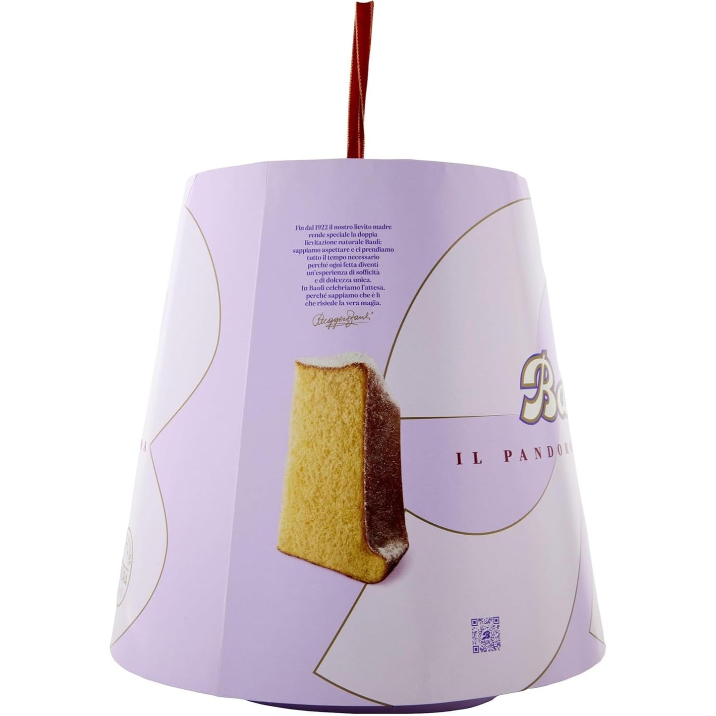 Bauli La Tradizione - Pandoro di Verona Dolce di Natale con Ingredienti Tradizionali e Qualità Eccellente del Made in Italy 1000g (2 pezzi)