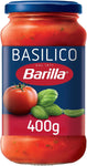 Barilla Sugo al Pomodoro e Basilico 100% Italiano, Sugo Pronto per Pasta, 400 g
