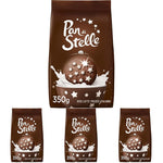 Pan di Stelle Biscotti Frollini con Cacao, Cioccolato e Latte Fresco Italiano, Colazione Ricca di Gusto, 350 g (Confezione da 4)