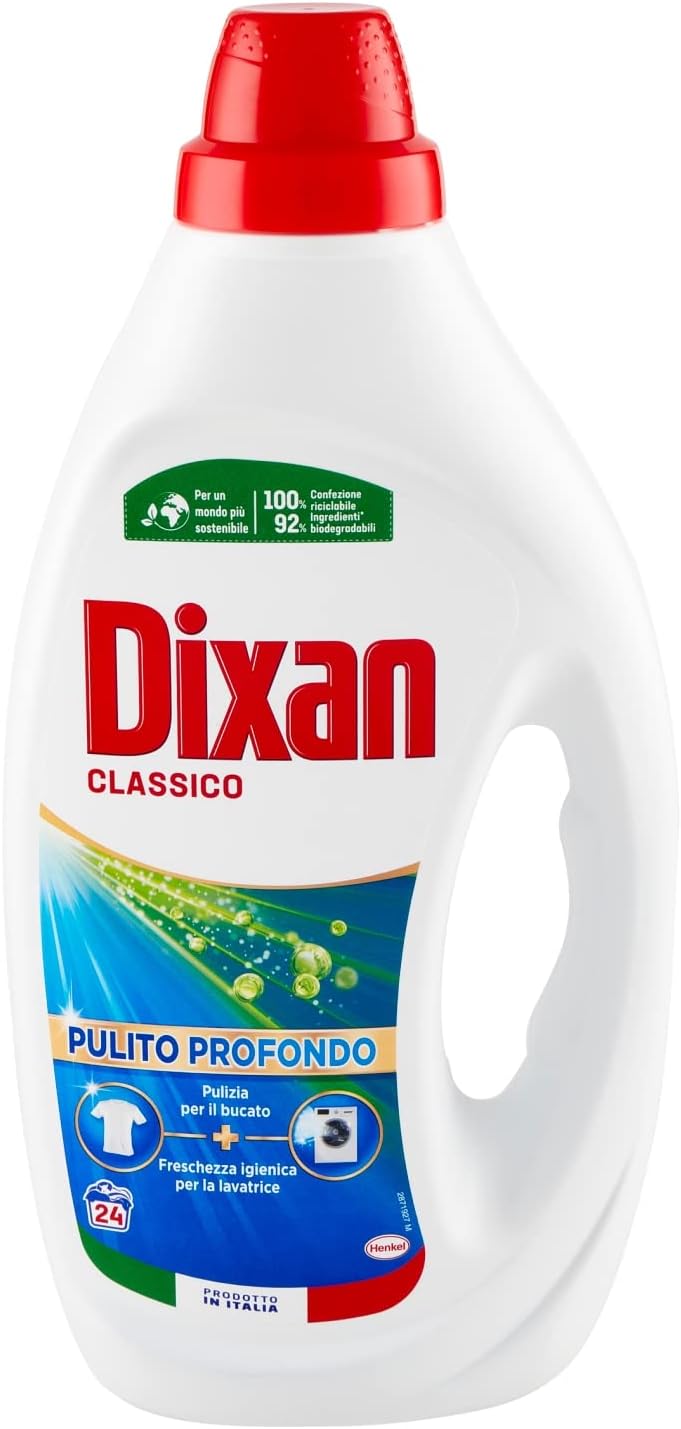 Dixan Liquido Classico 24 Lavaggi, 1.080ml