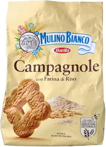 Mulino Bianco Biscotti Frollini Campagnole, Colazione Ricca di Gusto, 700g