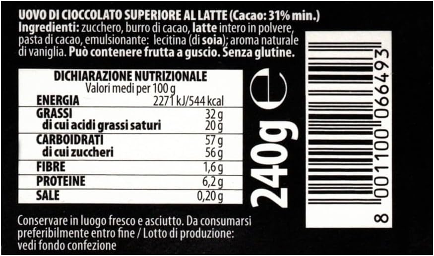 Uovo del Tifoso BIANCONERO Uova al Cioccolato Superiore al Latte con Sorpresa per juventus 240g (EDIZIONE PASQUA 2026)