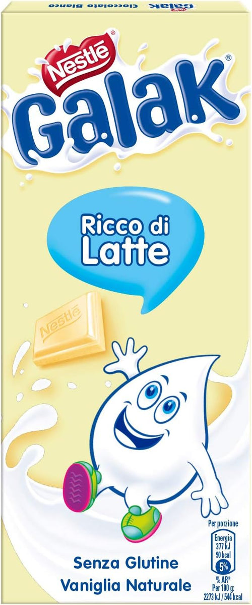 Galak Tavoletta di Cioccolato Bianco, 100g