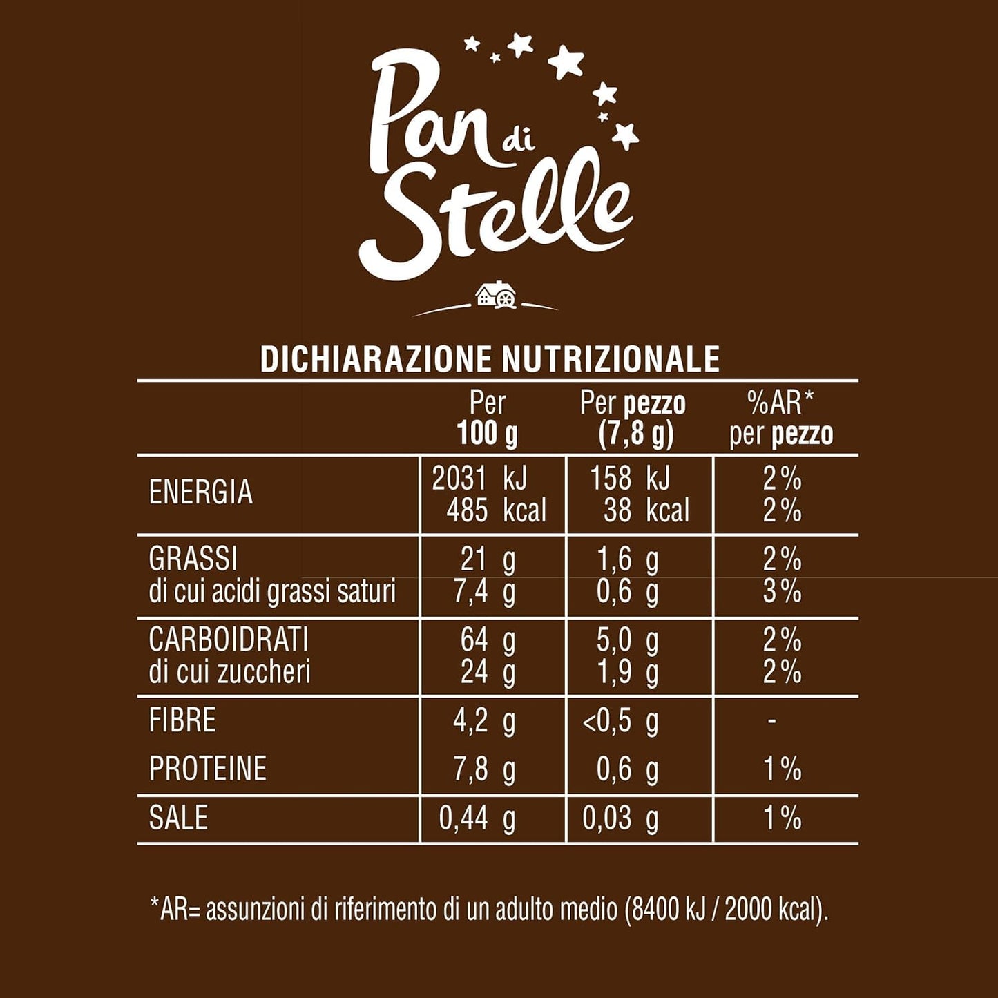 12X Pan di Stelle Biscotti Frollini con Cacao, Cioccolato e Latte Fresco Italiano, Colazione Ricca di Gusto, 700 g