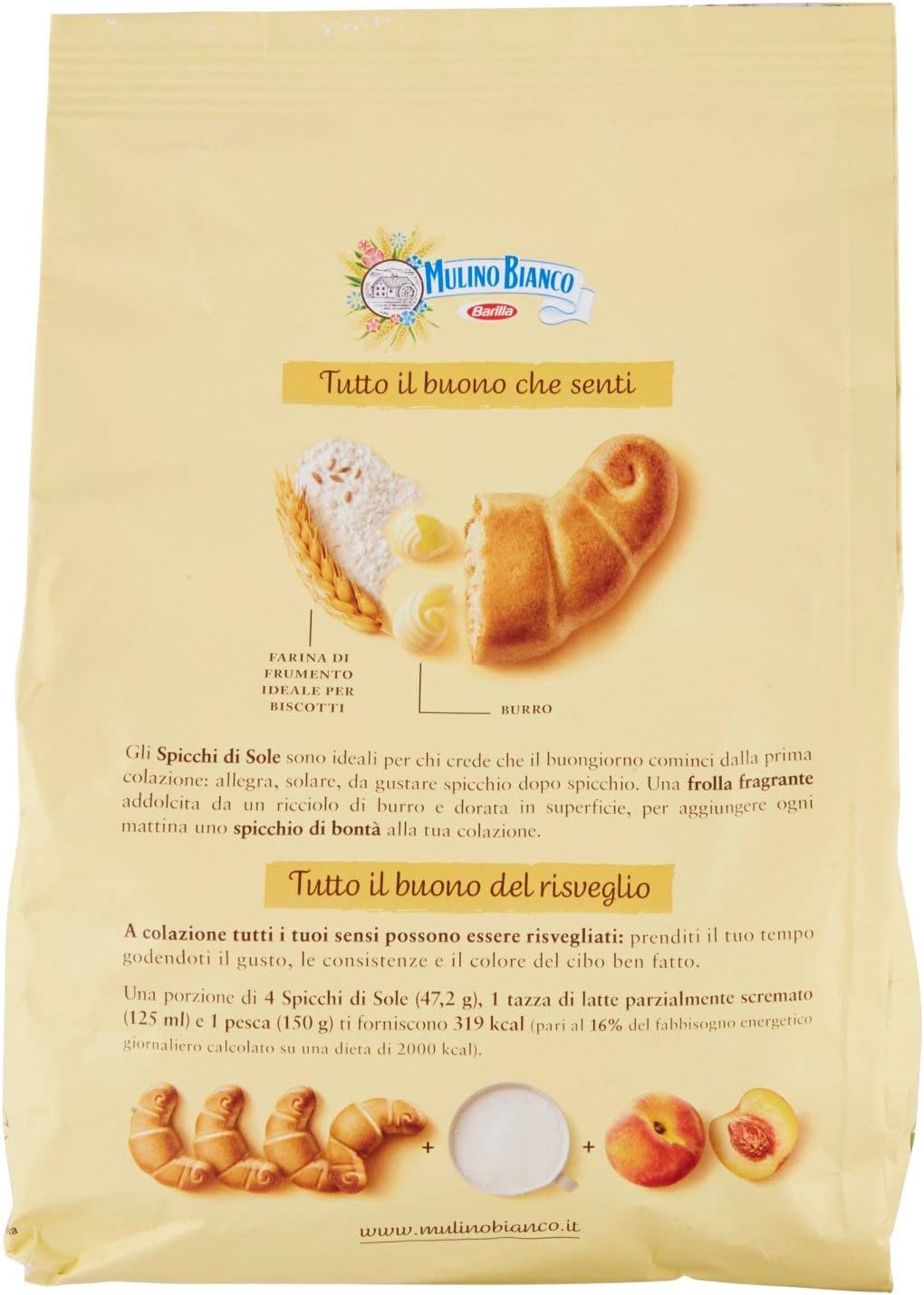 Mulino Bianco Spicchi Di Sole - 3 pezzi da 900 g [2700 g]