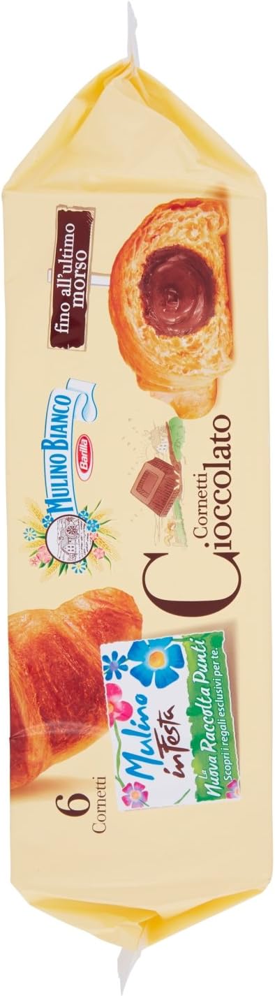 Mulino Bianco Cornetti Cioccolato 6 Pezzi, 300g