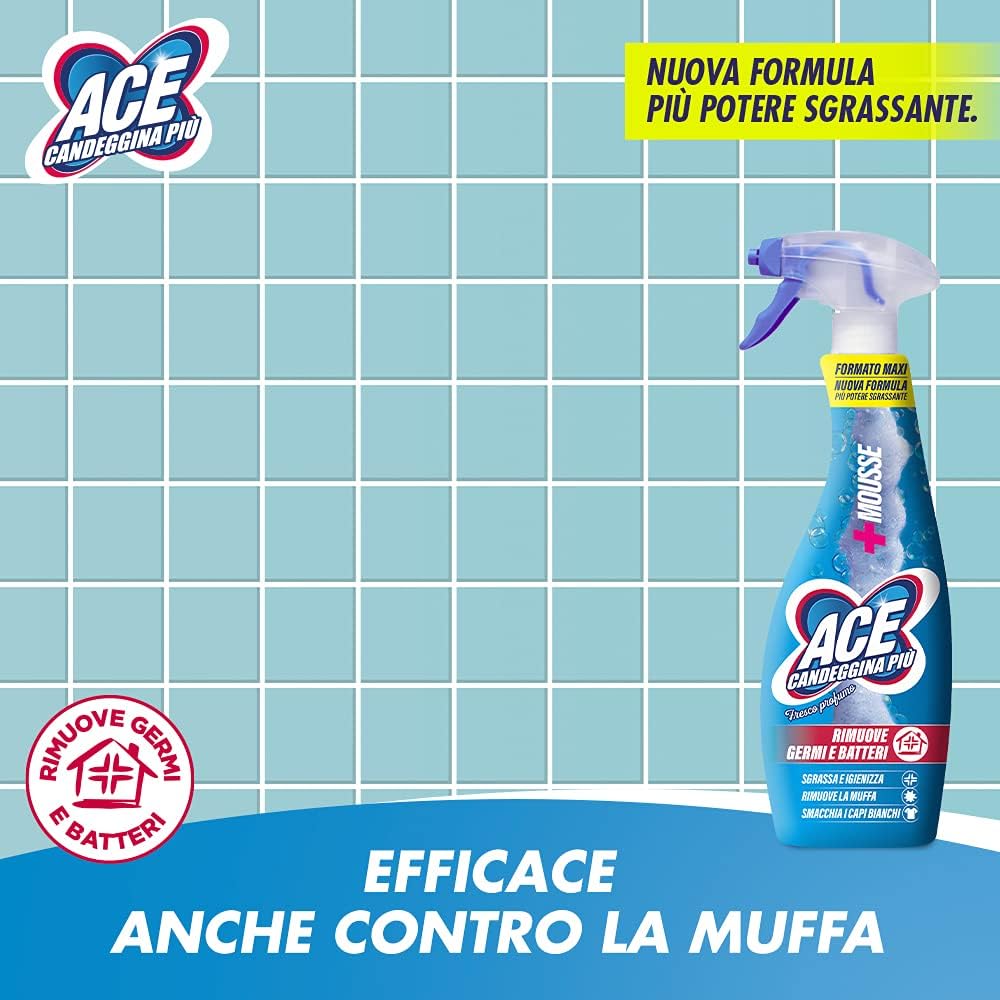 ACE Candeggina Spray Mousse Armonie Floreali, 700 ml