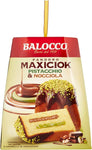 2X Balocco, Pandoro MaxiCiok con Granella di Pistacchio, Nocciole e Cioccolato a Latte 800 g con Portachiavi RASPADA [2 Pezzi]