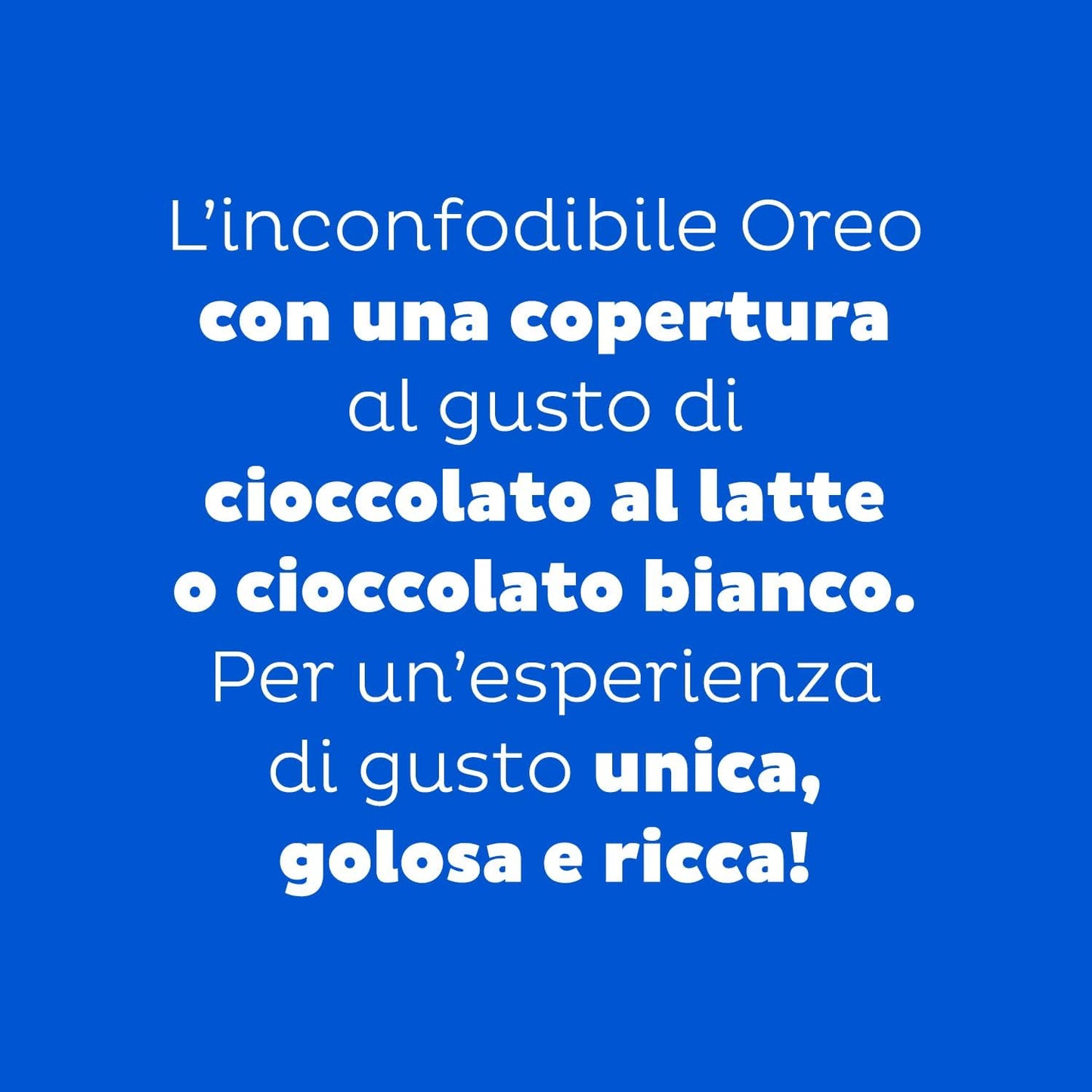 Oreo Banadas Blanco, Biscotti con copertura al Gusto di Cioccolato Bianco, Il tuo Oreo avvolto da una golosa copertura di Cioccolato, 246g (6 monoporzioni da 41g)