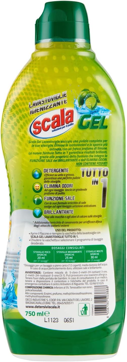 Scala Gel Lavst Limone, 750ml