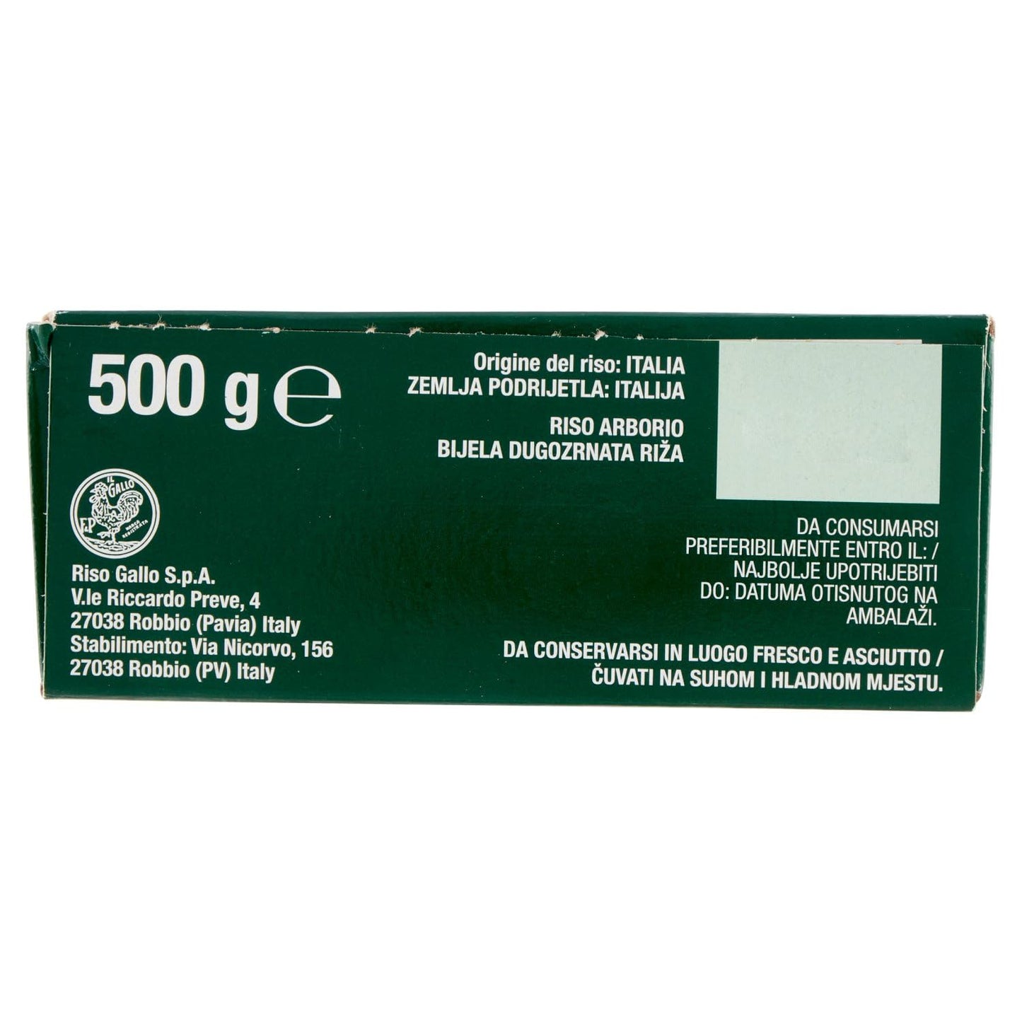 Gran Gallo - Risotti, Riso Arborio, Chicchi Grossi - 500 G - [confezione da 12]