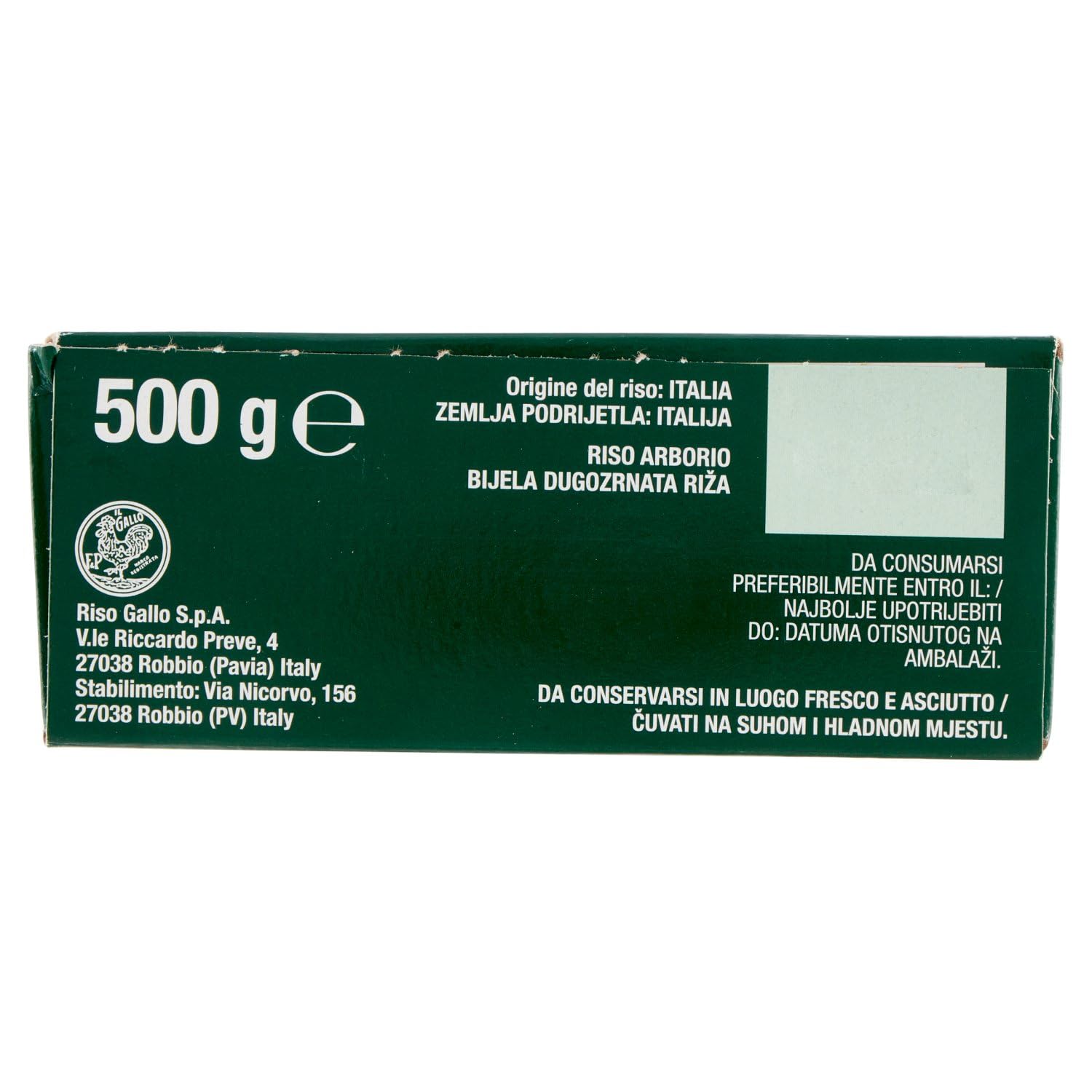 Gran Gallo - Risotti, Riso Arborio, Chicchi Grossi - 500 G - [confezione da 12]