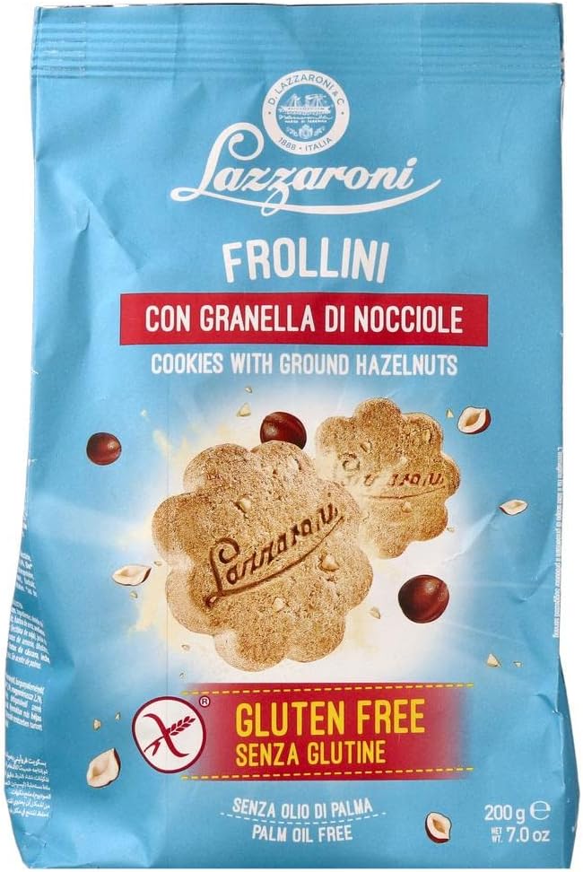 Lazzaroni Frollini con Nocciola senza Glutine, 200g