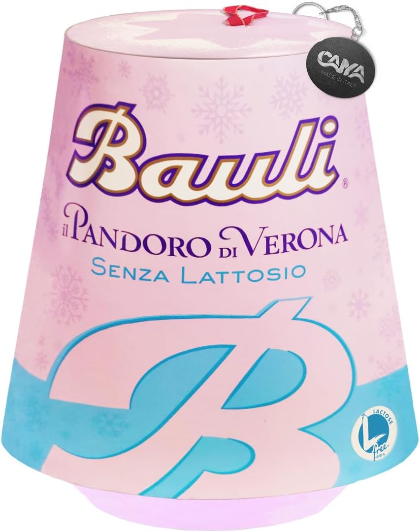 2X Bauli Pandoro di Verona Classico Senza Lattosio Lactose Free (2023) 700g [2 Pandori]