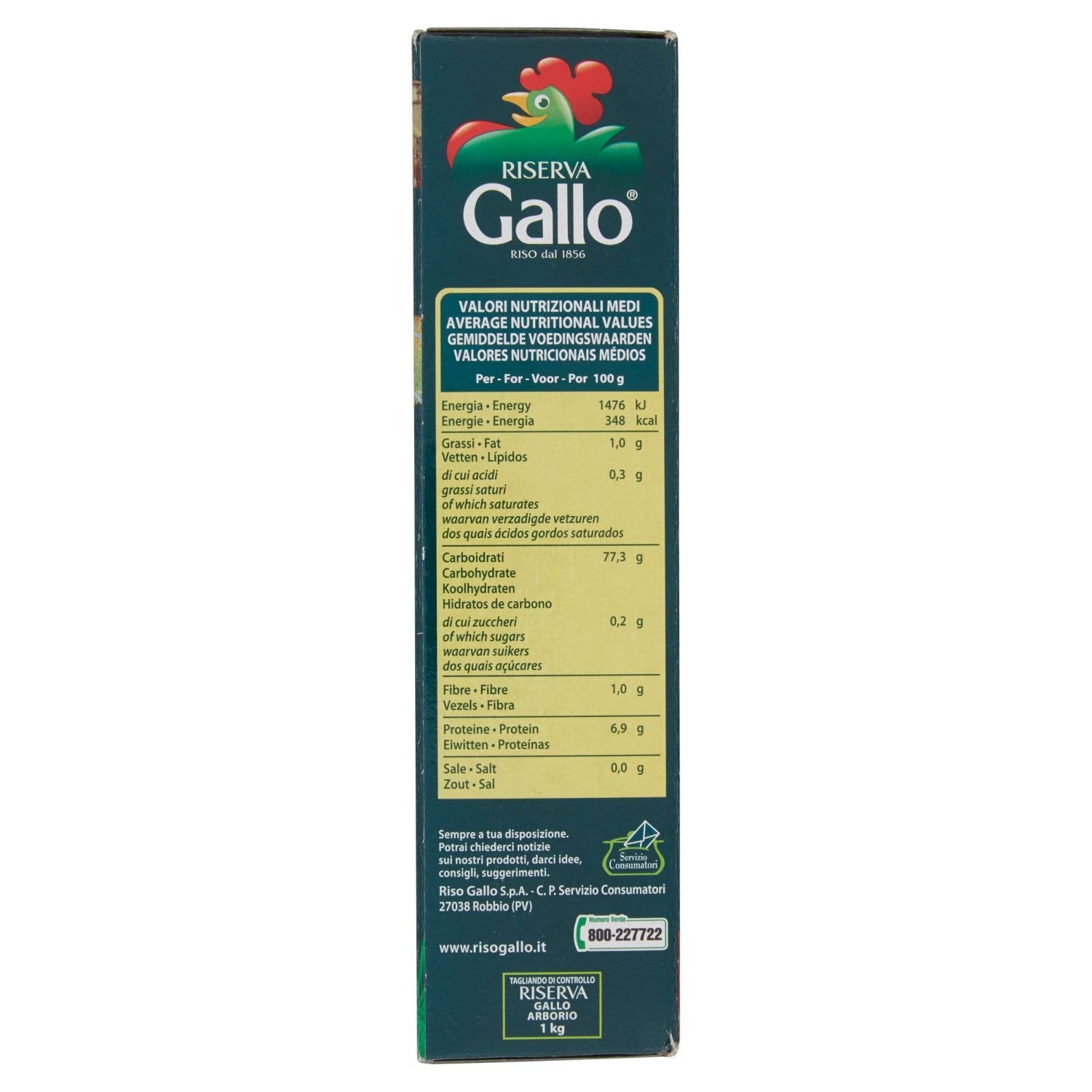 Gallo Riso Arborio, Chicchi Grassi, 1kg
