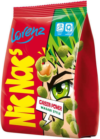 Noccioline Ricoperte Lorenz Nic Nac's Wasabi 3 x 110 g
