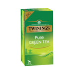 Twinings Pure Green Tea, 25 bustine di tè, tè verde, perfettamente bilanciato e rinfrescante, 50 g