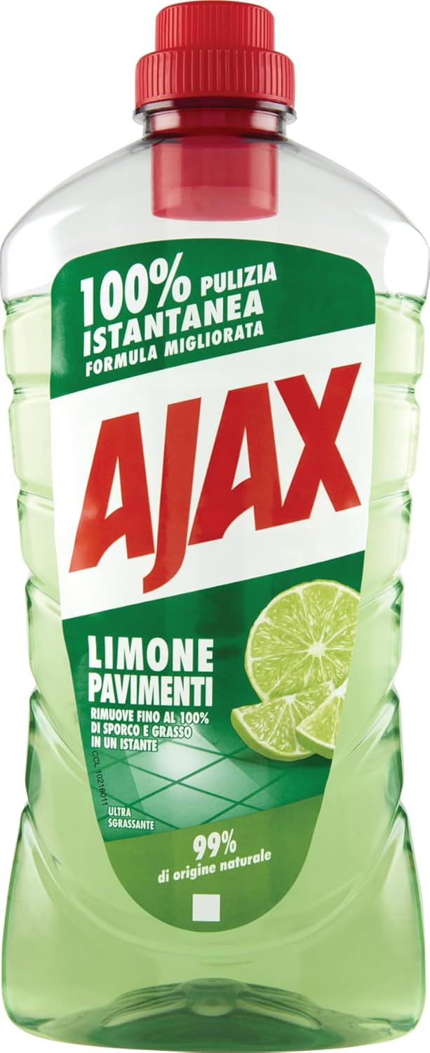 Ajax Detergente Pavimenti Limone, 950ml