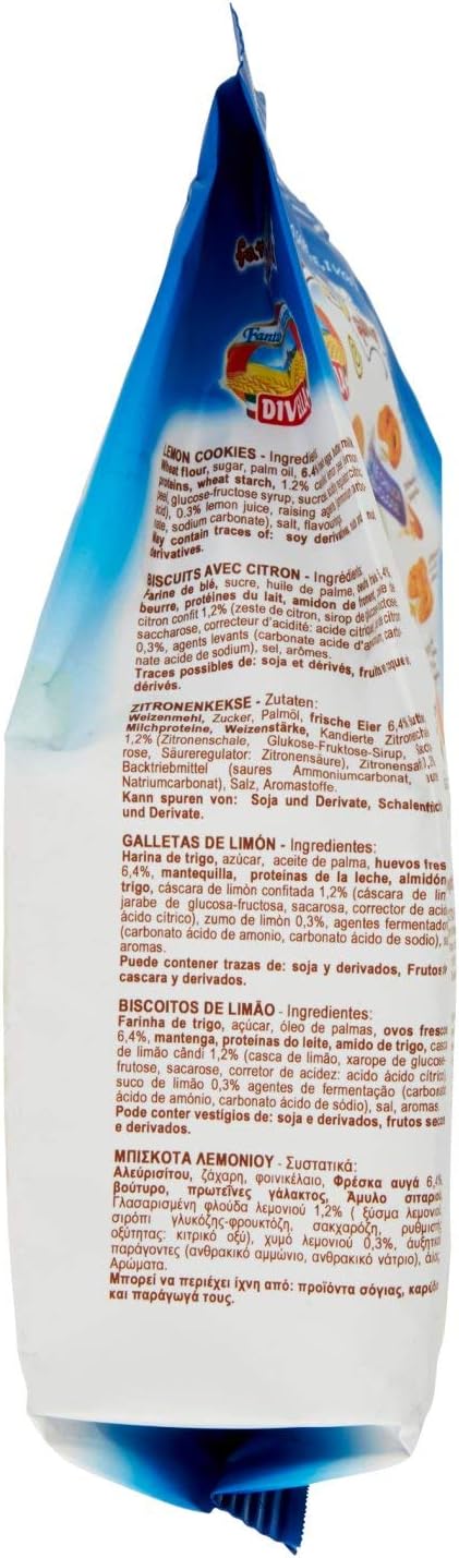 Divella Frollini al Limone con Uova Fresche, 400g