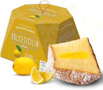 Pandoro Dais Sole Siciliano Con Crema al Limone 750 g