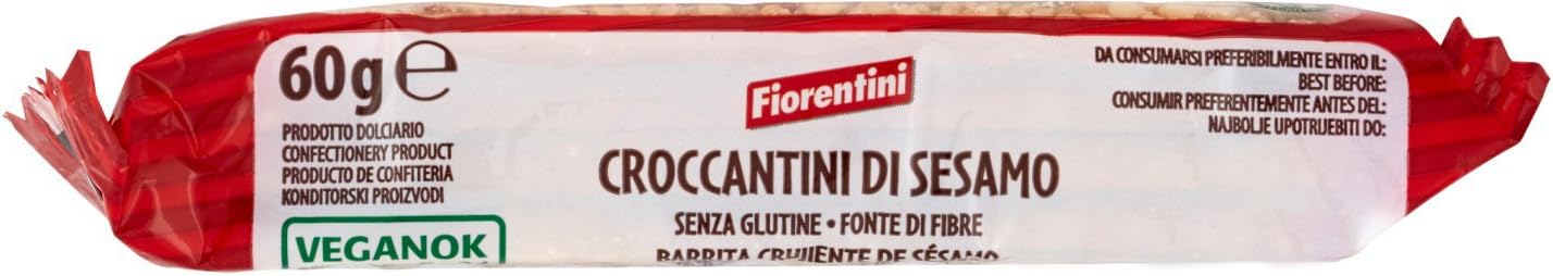 Fiorentini - Barrette croccanti di sesamo - 24 confezioni da 60 Grammi