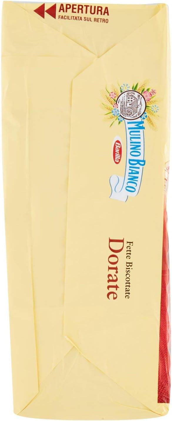 Mulino Bianco Fette Biscottate Dorate, Colazione Ricca di Gusto - 630 gr