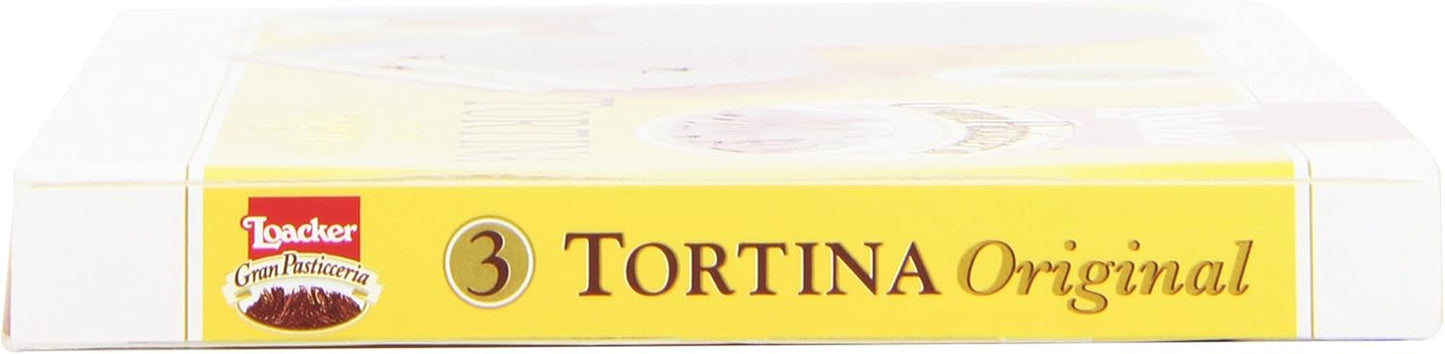 Loacker Gran Pasticceria - Tortina Original, Delizie di Cioccolato al Latte - 63 g 3 Pezzi