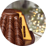 2X Panettone il Budino con Golosa Crema al Cioccolato, Confezione per Bauli 750g [2 Pezzi]