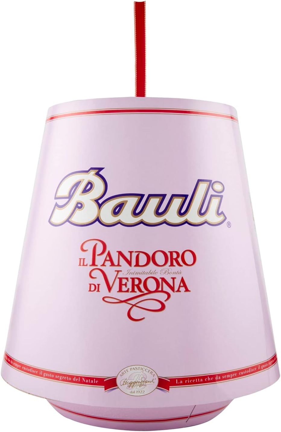 Bauli, il Pandoro di Verona Tradizionale di Natale 700 g Restyling Design 100 Anni Novita 2022 - 700g