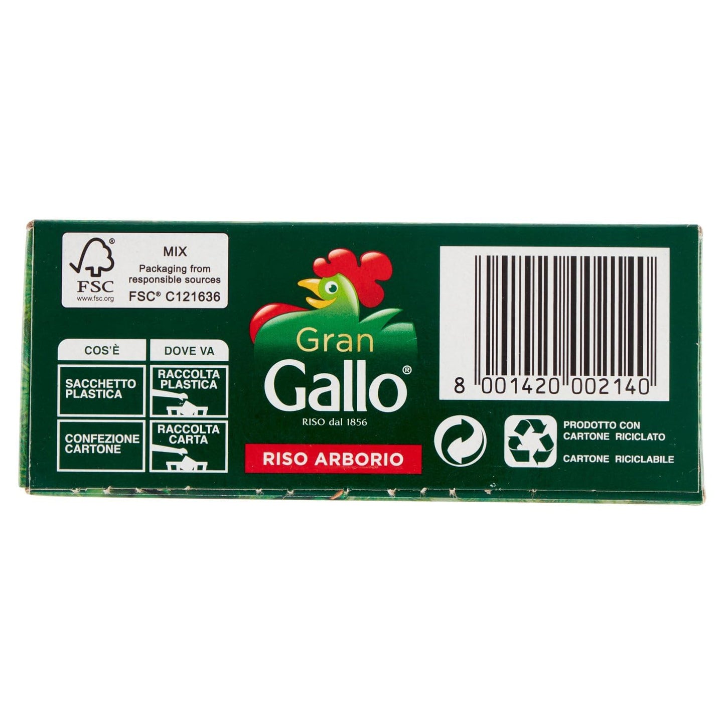 Gran Gallo - Risotti, Riso Arborio, Chicchi Grossi - 500 G - [confezione da 12]