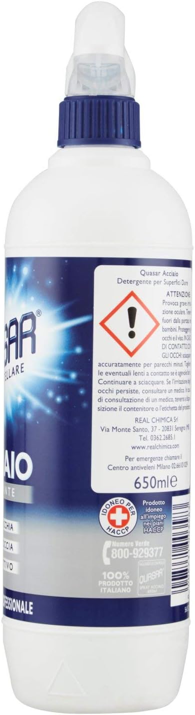 Quasar Lucidante Acciaio, 650ml